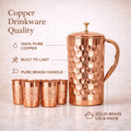 CopperHome Copper Water Jug Set (5 Pieces)